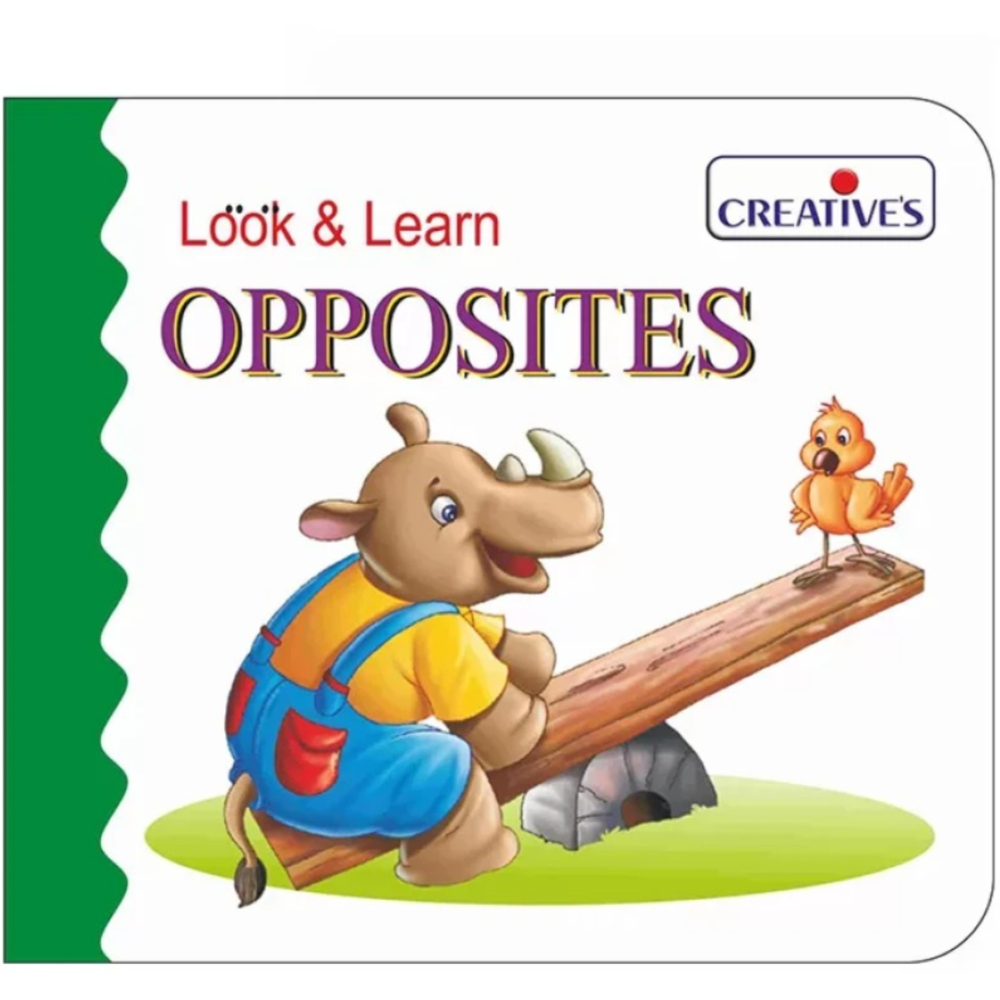 CREATIVE Look & Learn Opposites (100 Pieces) – A Fun and Engaging Way to Teach Kids About Contrasting Words