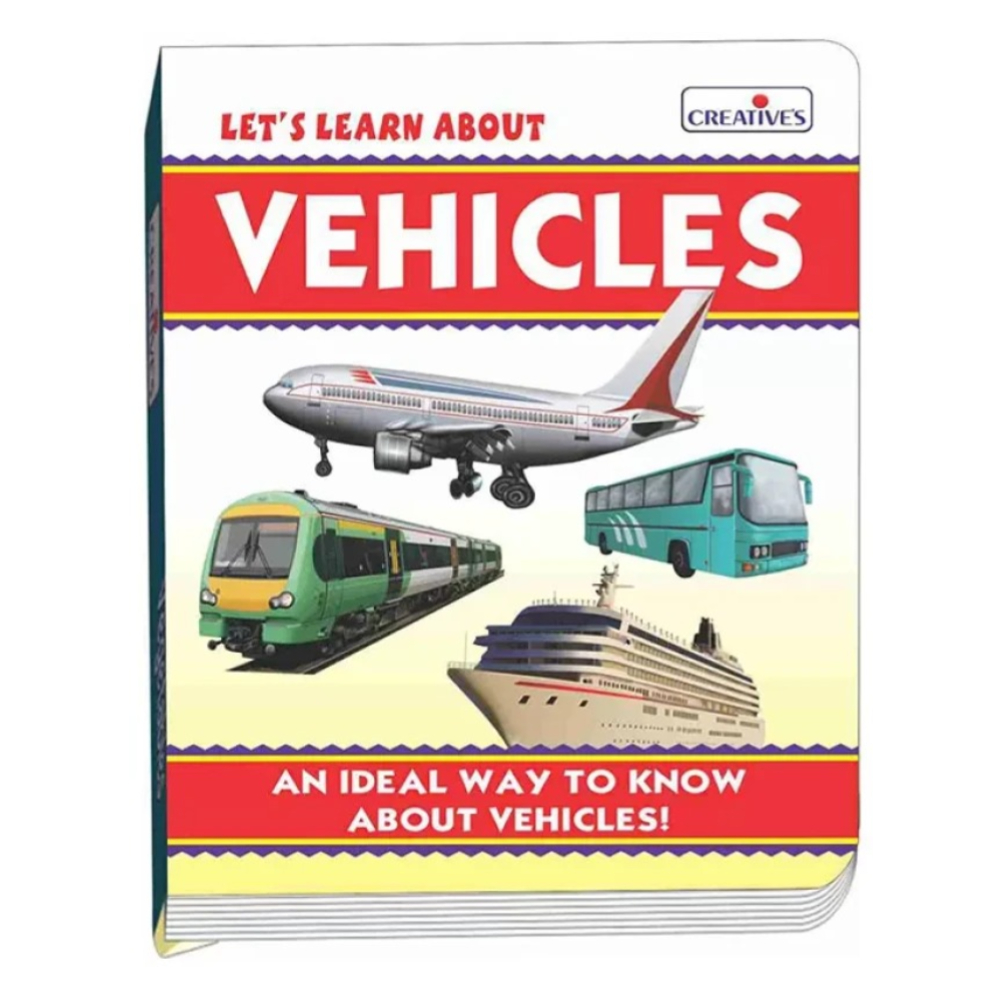 CREATIVE Let’s Learn About Vehicles (100 Pieces) – An Exciting & Interactive Way for Kids to Explore the World of Transportation