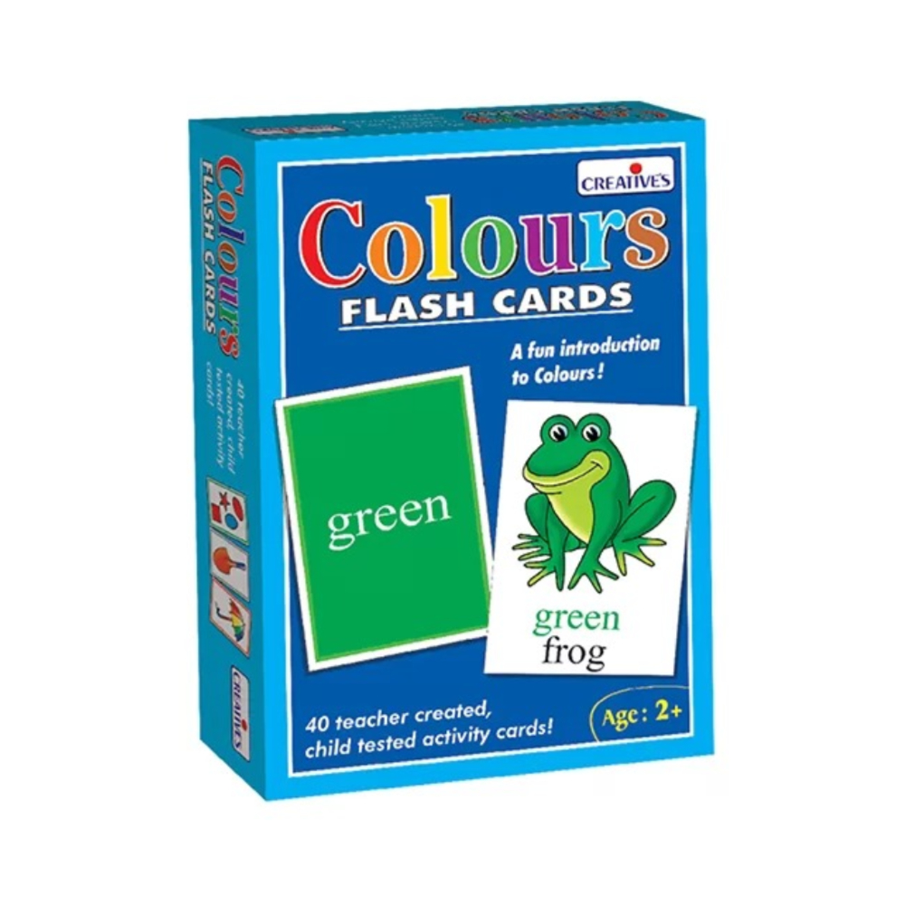 CREATIVE Colours Flash Cards (24 Pieces) – A Fun & Interactive Way to Teach Kids About Colors and Their Names