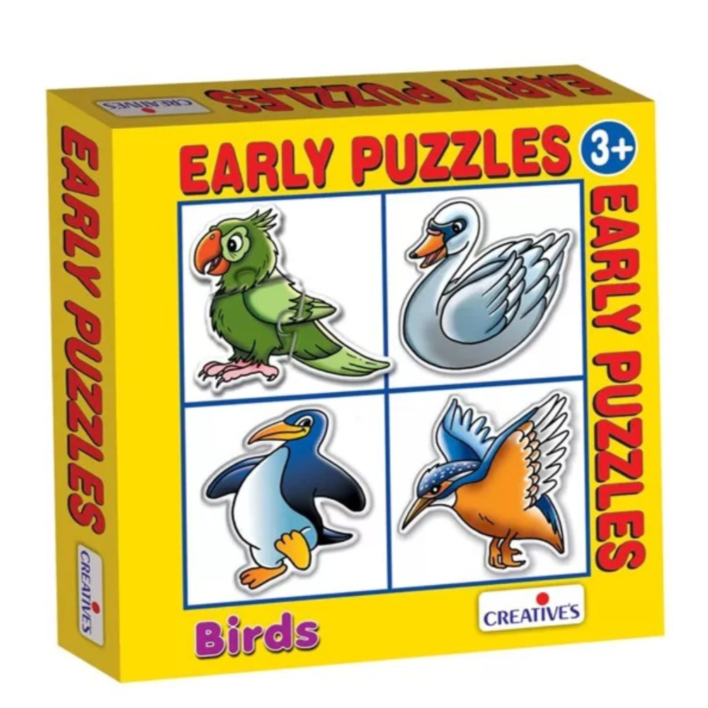 Creative Early Puzzles - Birds: Educational 6-Piece Puzzle Set for Young Learners to Explore the Fascinating World of Birds and Develop Cognitive Skills Creative Early Puzzles - Birds: Educational 6-Piece Puzzle Set for Young Learners to Explore the Fascinating World of Birds and Develop Cognitive Skills