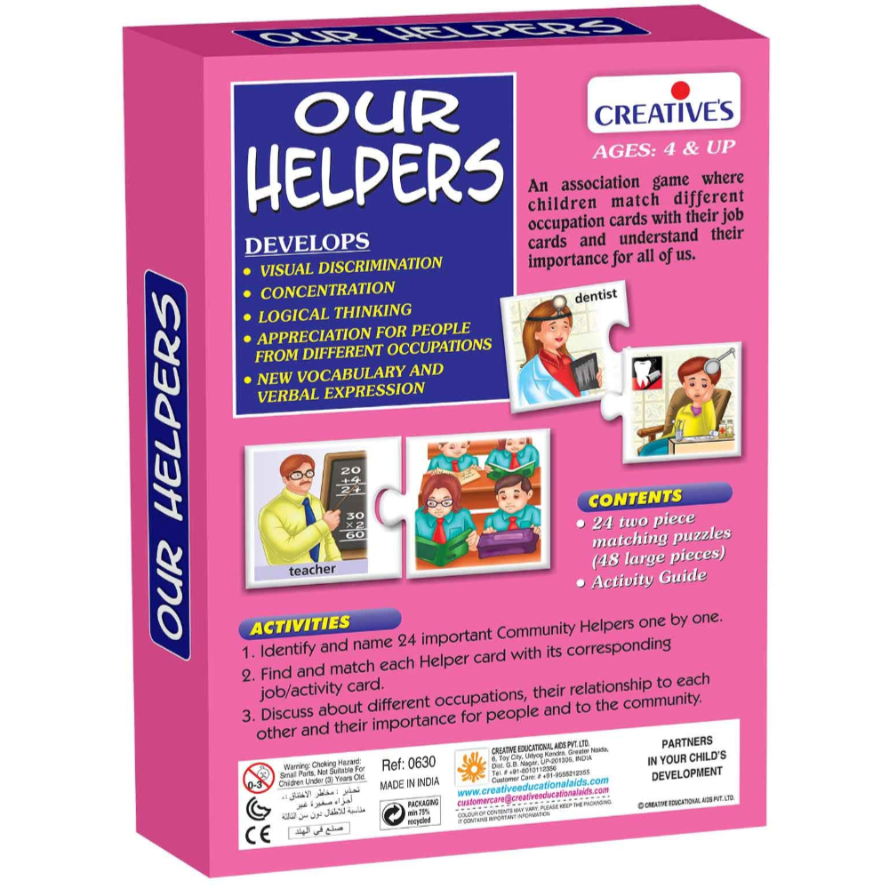 CREATIVE Our Helpers – An Interactive Learning Tool to Teach Children About Community Helpers CREATIVE Our Helpers – An Interactive Learning Tool to Teach Children About Community Helpers