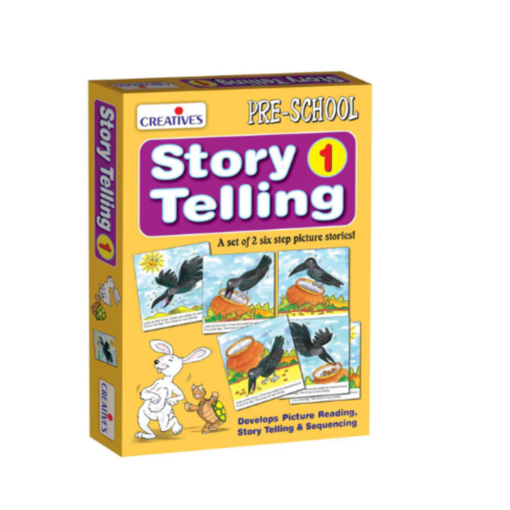 Story Telling Step-by-Step-1 (6 Steps) / 24P – A Fun & Interactive Tool to Develop Early Narrative Skills