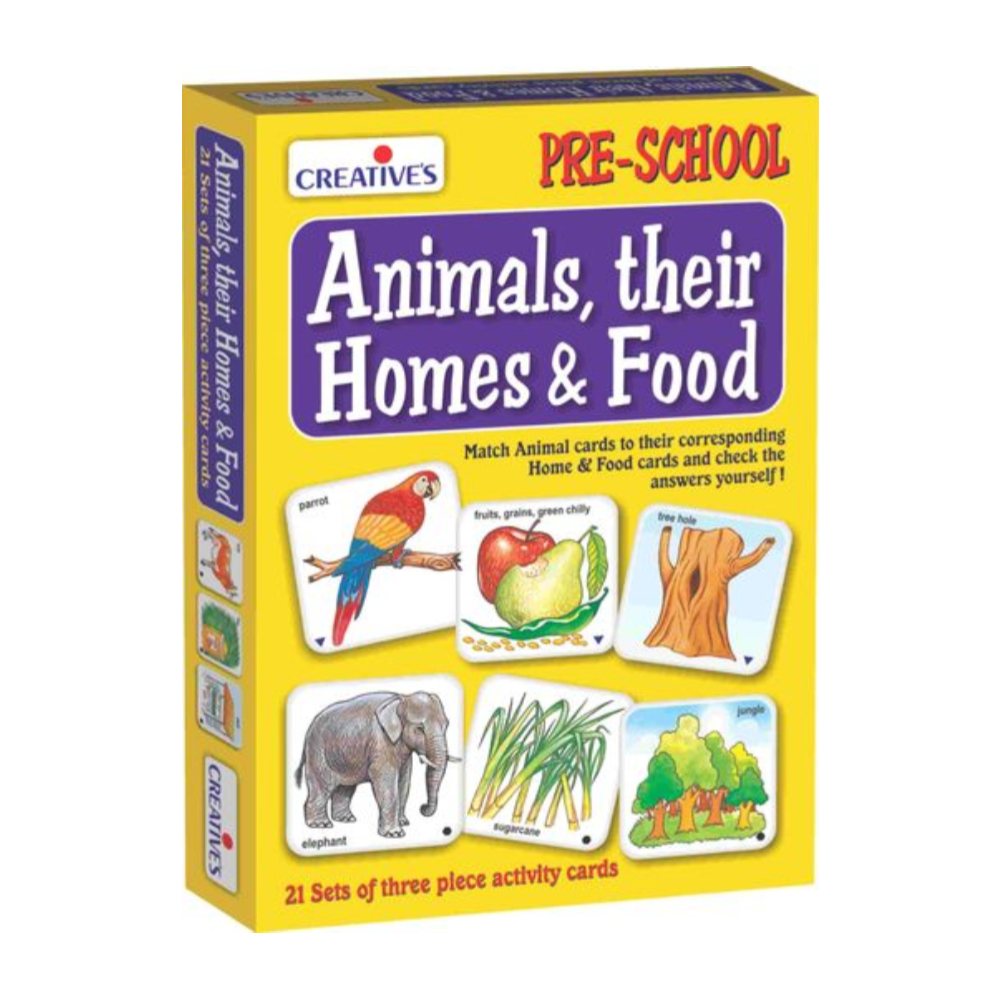 Creative Animals: Their Homes & What They Eat – An Interactive Learning Tool for Early Animal Science (24P)