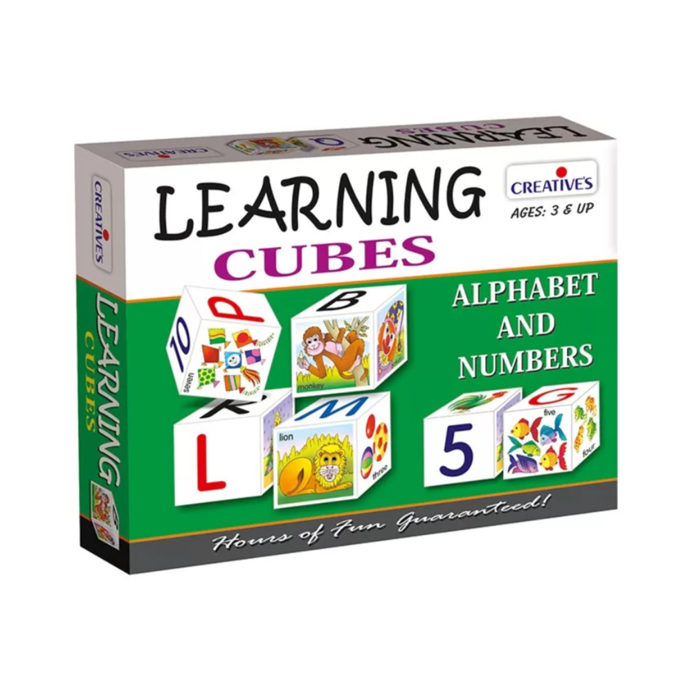 Creative Learning Cubes Alphabet & Number – An Interactive and Engaging Educational Tool to Explore Letters, Numbers, and Early Learning Concepts Through Play