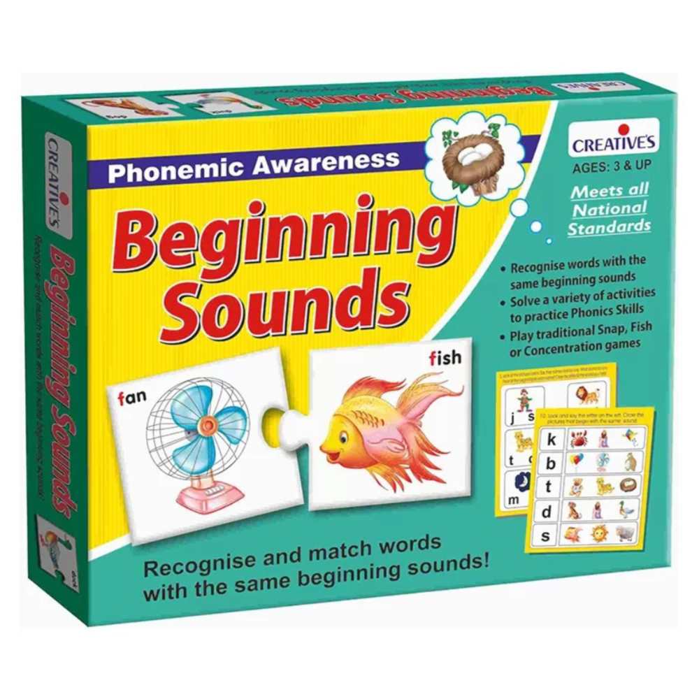 Creative Beginning Sounds 24P – A Fun and Interactive Educational Kit to Help Young Learners Master Letter Sounds and Phonemic Awareness