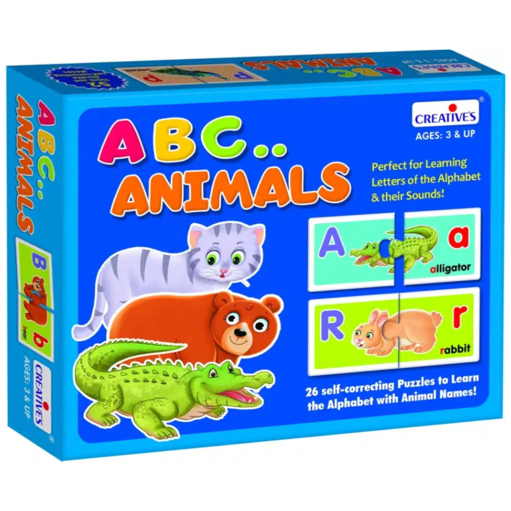 Creative ABC Animals / 12P 104 – An Engaging Educational Kit to Introduce Children to the Alphabet Through Fun Animal-Based Activities