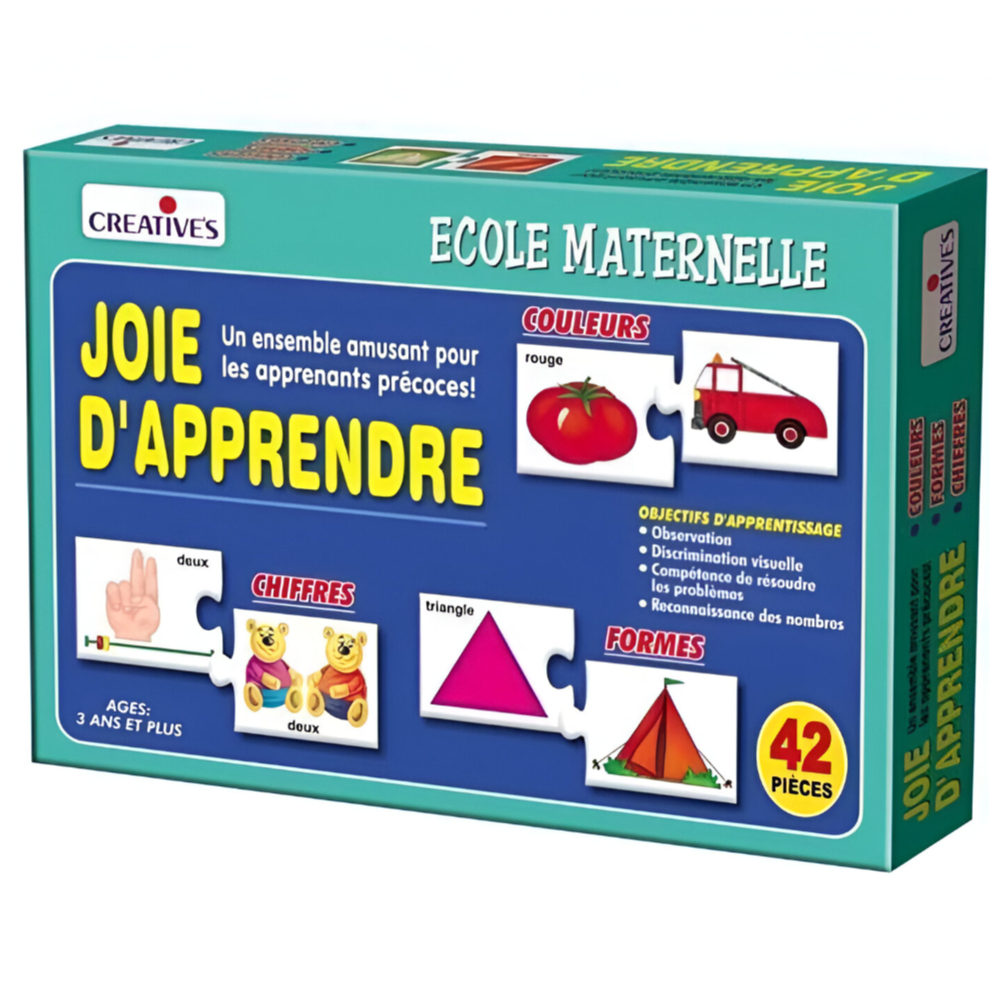CREATIVE Joie D'apprendre 959 – A Comprehensive and Interactive French Learning Kit for Children to Explore the Joy of Learning Through Fun Activities and Language Skills