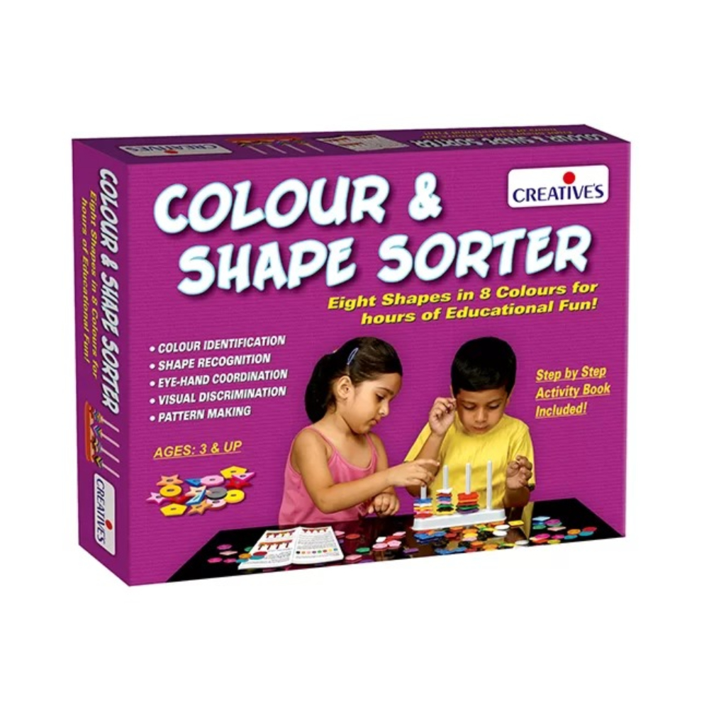 Creative Colour & Shapes Sorter – 24P: A Fun and Interactive Learning Tool for Early Childhood Development