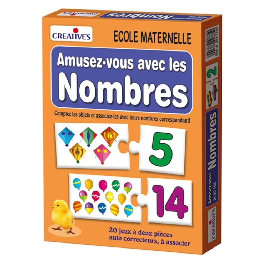 CREATIVE Amusez-Vous avec les Nombres – A Fun and Interactive Game for Learning Numbers and Basic Math Skills
