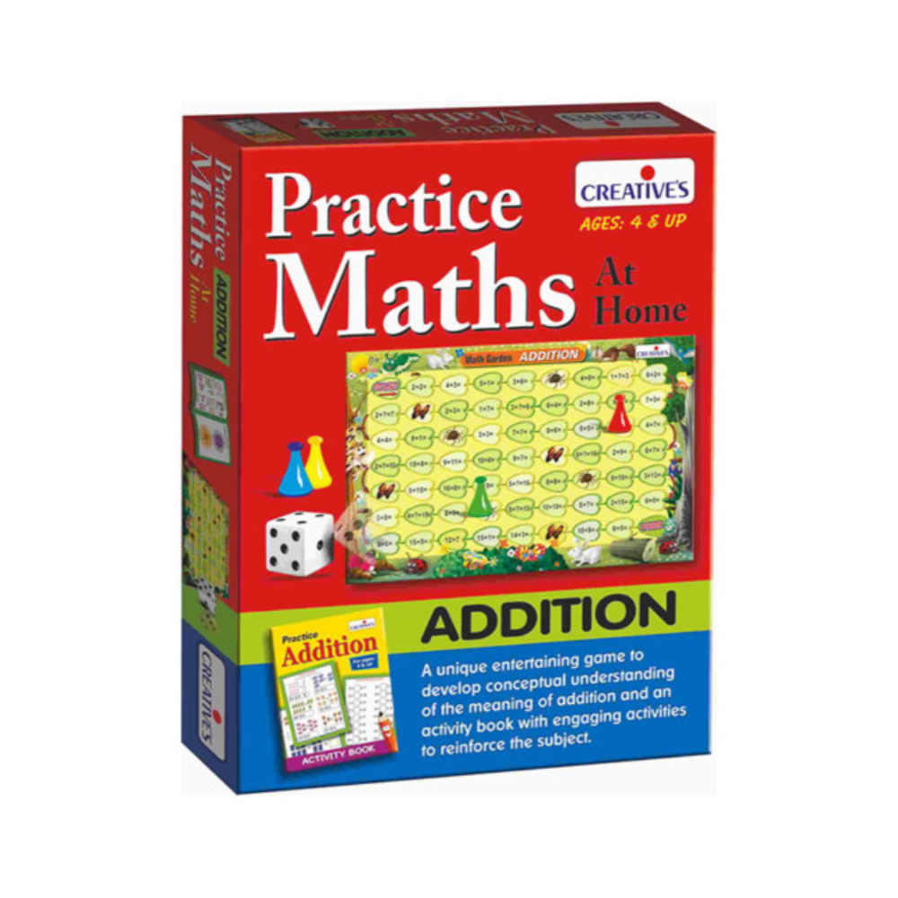 CREATIVE Practice Maths at Home Addition 18P – A Fun and Engaging Way to Master Basic Addition Skills at Home