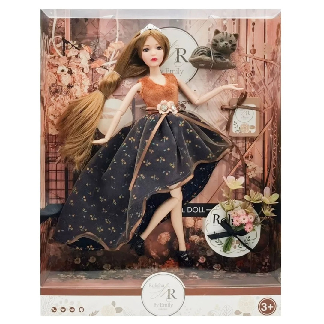 Emily Doll with Brown Kitty QJ106C: A Detailed Overview