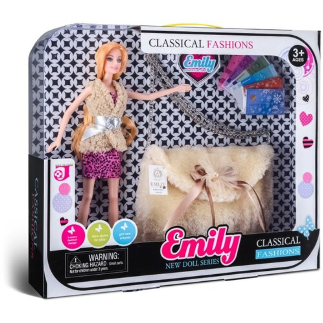Emily Doll with White Bag for Children QJ063B: A Detailed Overview