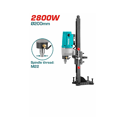 TOTAL Diamond Drilling Machine – High-Performance Core Drill with Precision, Durability, and Powerful Motor for Concrete, Stone, and Masonry Drilling TOTAL Diamond Drilling Machine – High-Performance Core Drill with Precision, Durability, and Powerful Motor for Concrete, Stone, and Masonry Drilling