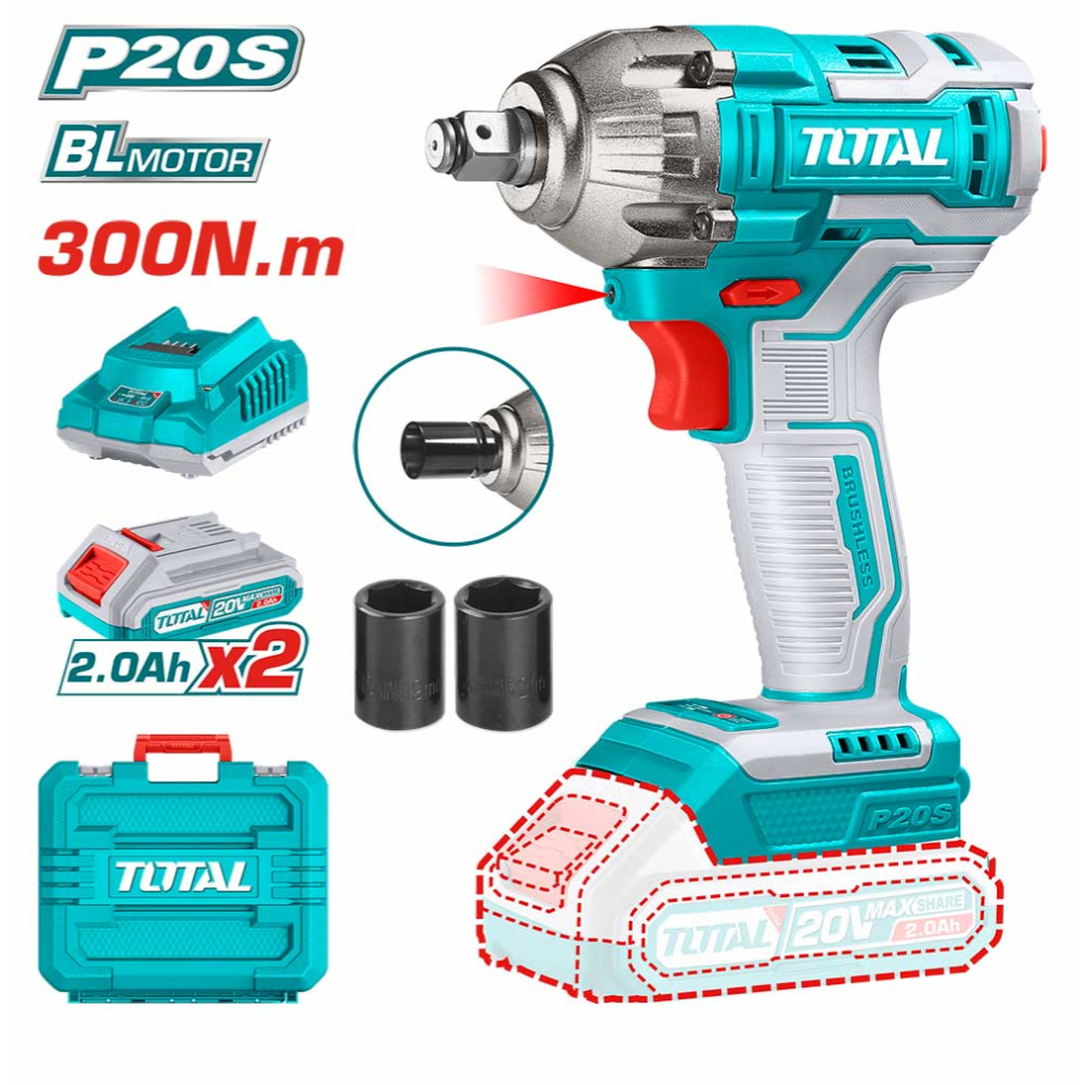 Total Lithium-Ion impact wrench Total Lithium-Ion impact wrench