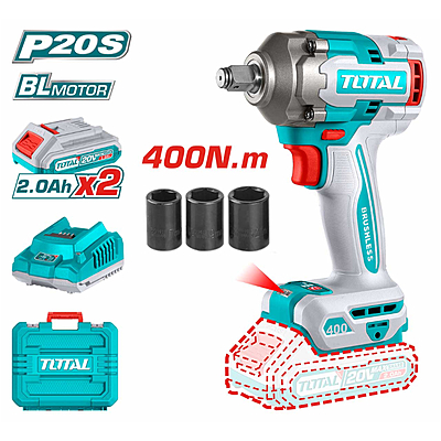 TIWLI2040 20V Industrial Lithium-Ion Impact Wrench – High Torque, Brushless Motor, and Dual Battery Pack TIWLI2040 20V Industrial Lithium-Ion Impact Wrench – High Torque, Brushless Motor, and Dual Battery Pack