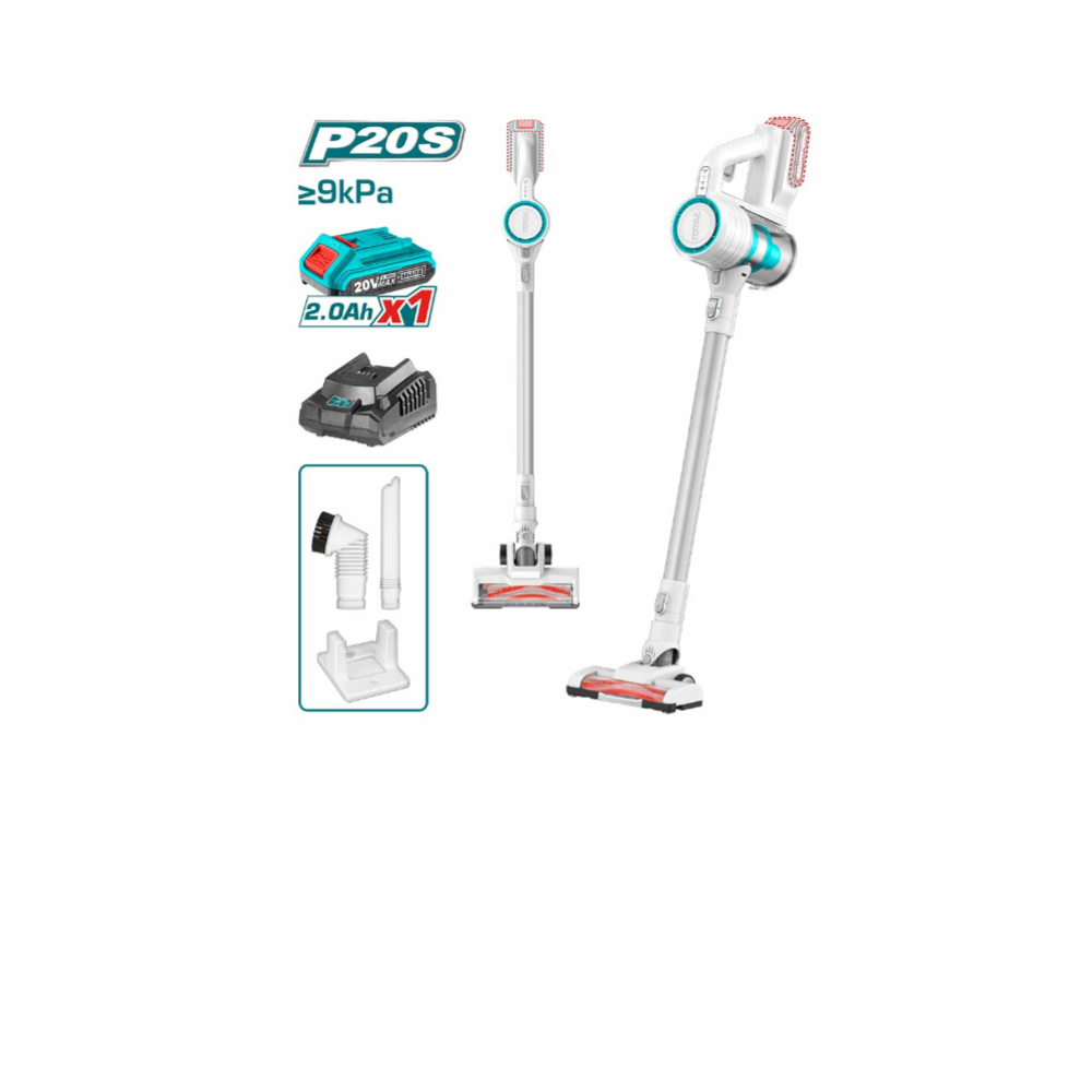 TVLI2006 Li-ion Vacuum Cleaner – Powerful and Efficient Cordless Vacuum with HEPA Filter, Multi-Cyclone Technology, and Long Battery Life for Superior Cleaning Performance