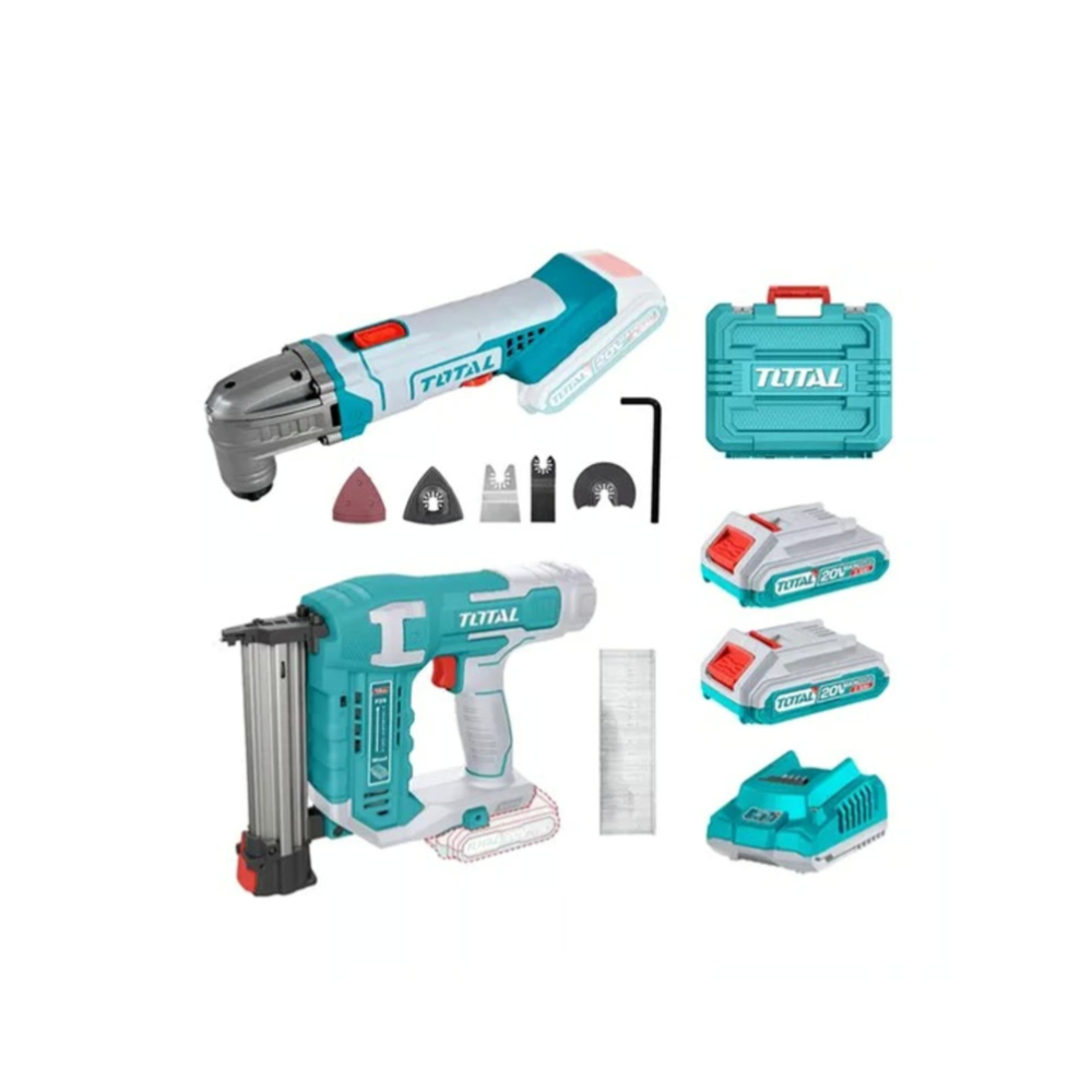 Total TOSLI24021 Lithium-Ion Cordless 2-Piece Combo Kit – High-Performance, Durable, and Versatile Tools for Every Task Total TOSLI24021 Lithium-Ion Cordless 2-Piece Combo Kit – High-Performance, Durable, and Versatile Tools for Every Task
