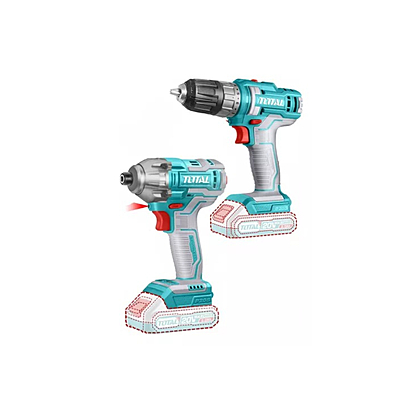 Total TOSLI230708 Cordless 2-Piece Combo Kit – High-Performance Cordless Tools for Efficient Drilling and Driving Tasks Total TOSLI230708 Cordless 2-Piece Combo Kit – High-Performance Cordless Tools for Efficient Drilling and Driving Tasks