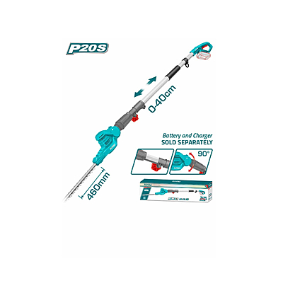 Total TPHT201601 Cordless Pole Hedge Trimmer – Powerful and Versatile Tool for Efficient Hedge Trimming and Maintenance Total TPHT201601 Cordless Pole Hedge Trimmer – Powerful and Versatile Tool for Efficient Hedge Trimming and Maintenance