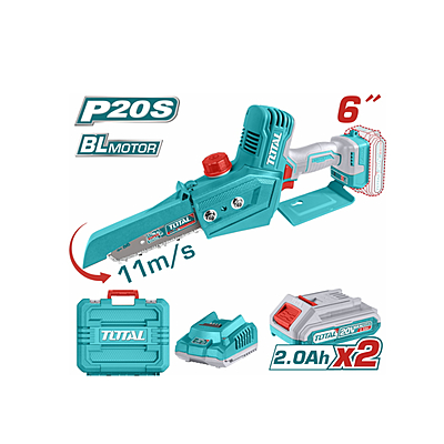 Total Cordless Mini Chain Saw TGSLI20686 – Lightweight, Efficient, and Powerful Chainsaw for Outdoor and DIY Projects Total Cordless Mini Chain Saw TGSLI20686 – Lightweight, Efficient, and Powerful Chainsaw for Outdoor and DIY Projects