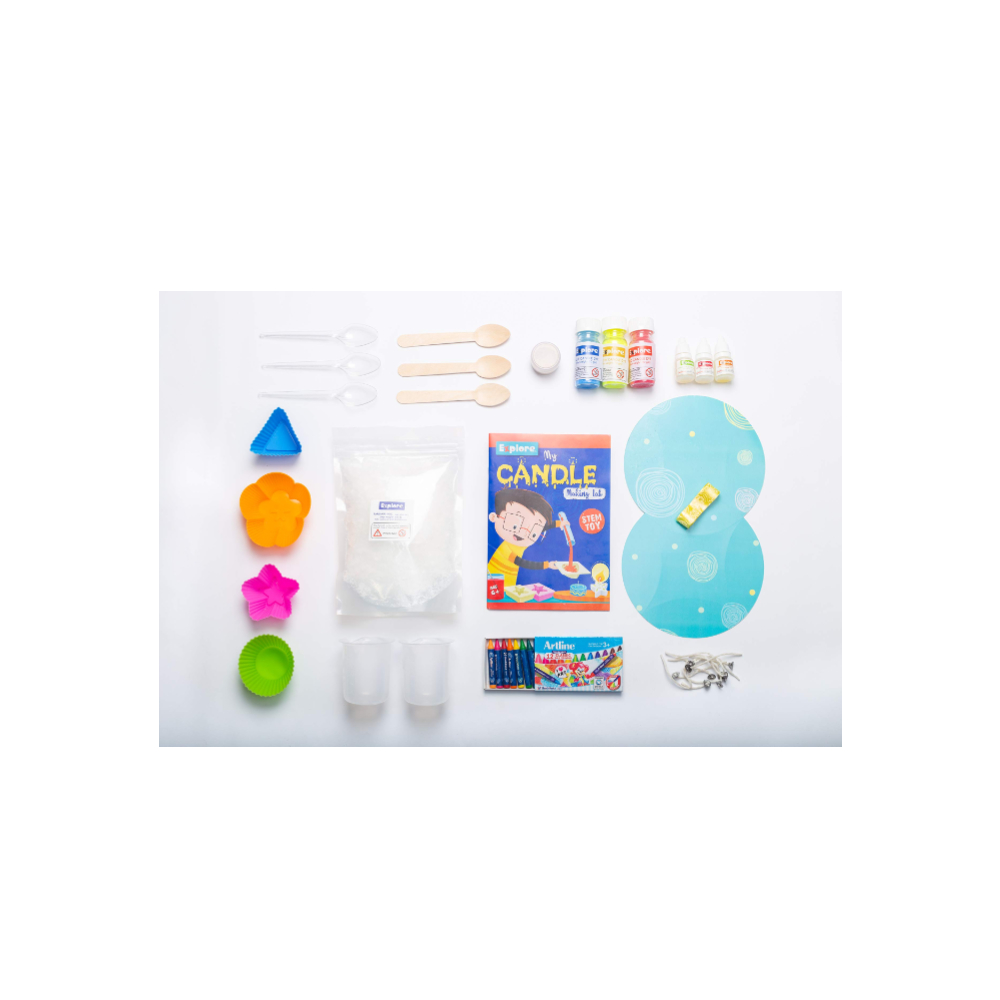 Eksploe My Candle Making Lab: A Creative and Fun DIY Kit to Craft Your Own Custom Candles with Natural Wax, Fragrances, and Beautiful Colors for a Personalized, Relaxing Ambiance Eksploe My Candle Making Lab: A Creative and Fun DIY Kit to Craft Your Own Custom Candles with Natural Wax, Fragrances, and Beautiful Colors for a Personalized, Relaxing Ambiance
