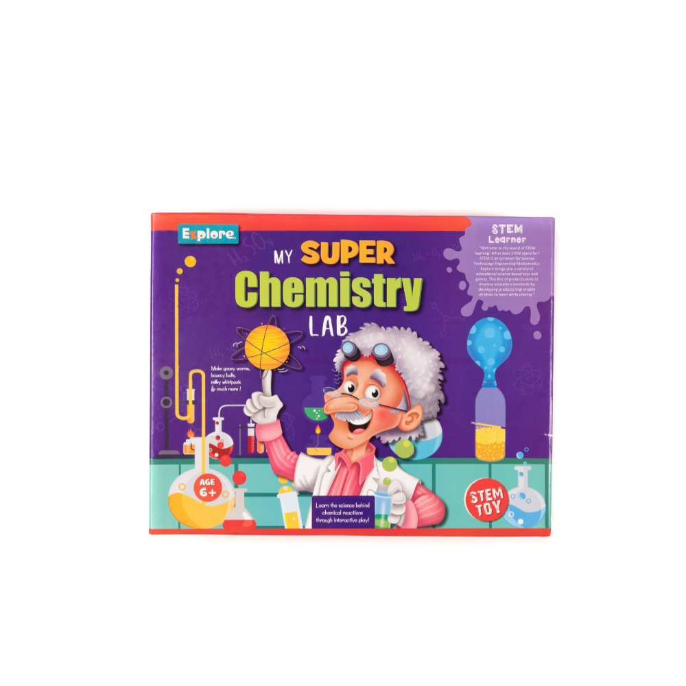 Eksploe My Super Chemistry Lab: Unleash the Power of Science with Hands-On Experiments, Fun Reactions, and Mind-Blowing Discoveries!