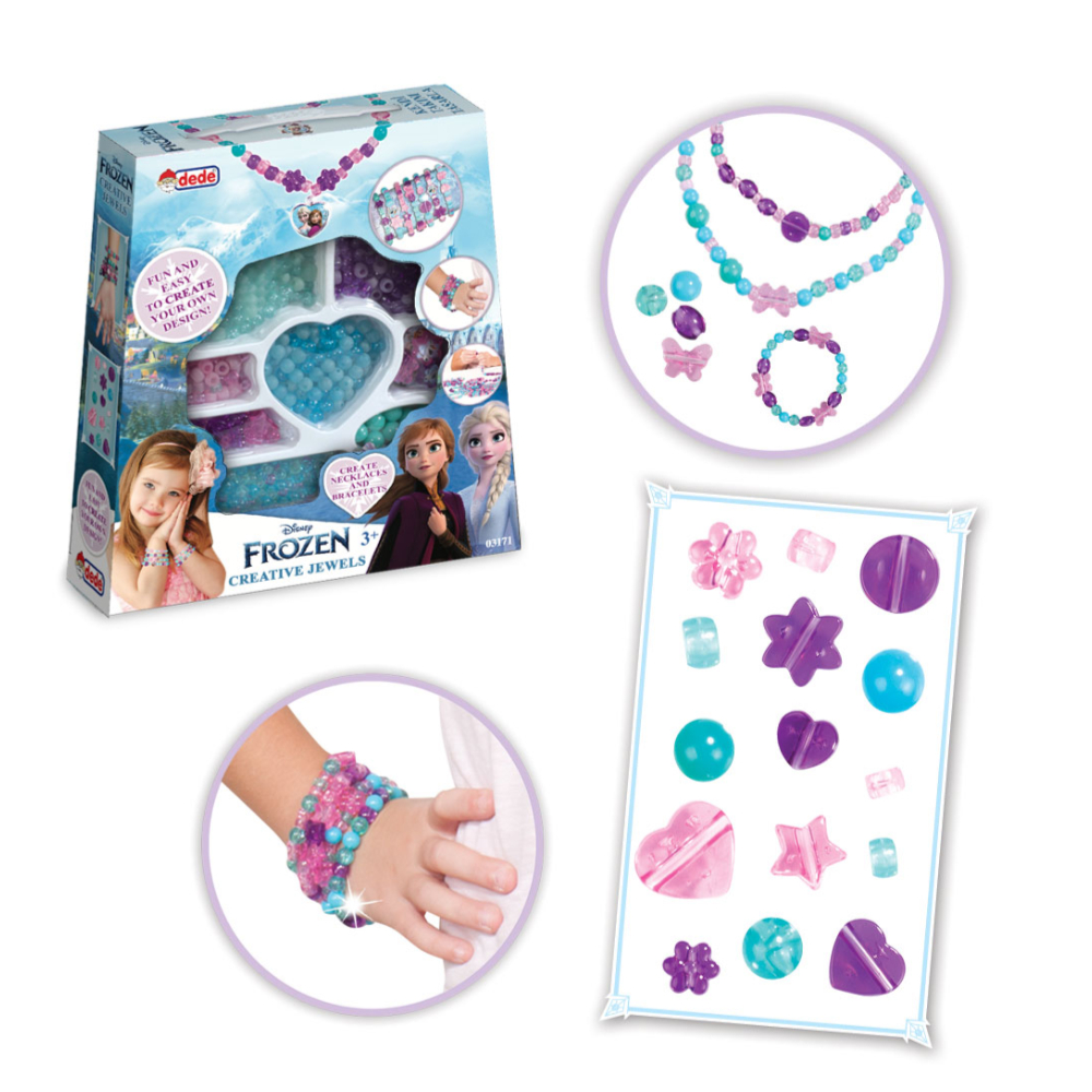 FROZEN BEAD SET 577 PIECES / 16PCS – 3171 | Creative DIY Jewelry Making Kit for Girls | Includes 577 Colorful Beads, Charms, Accessories & 16 Tools