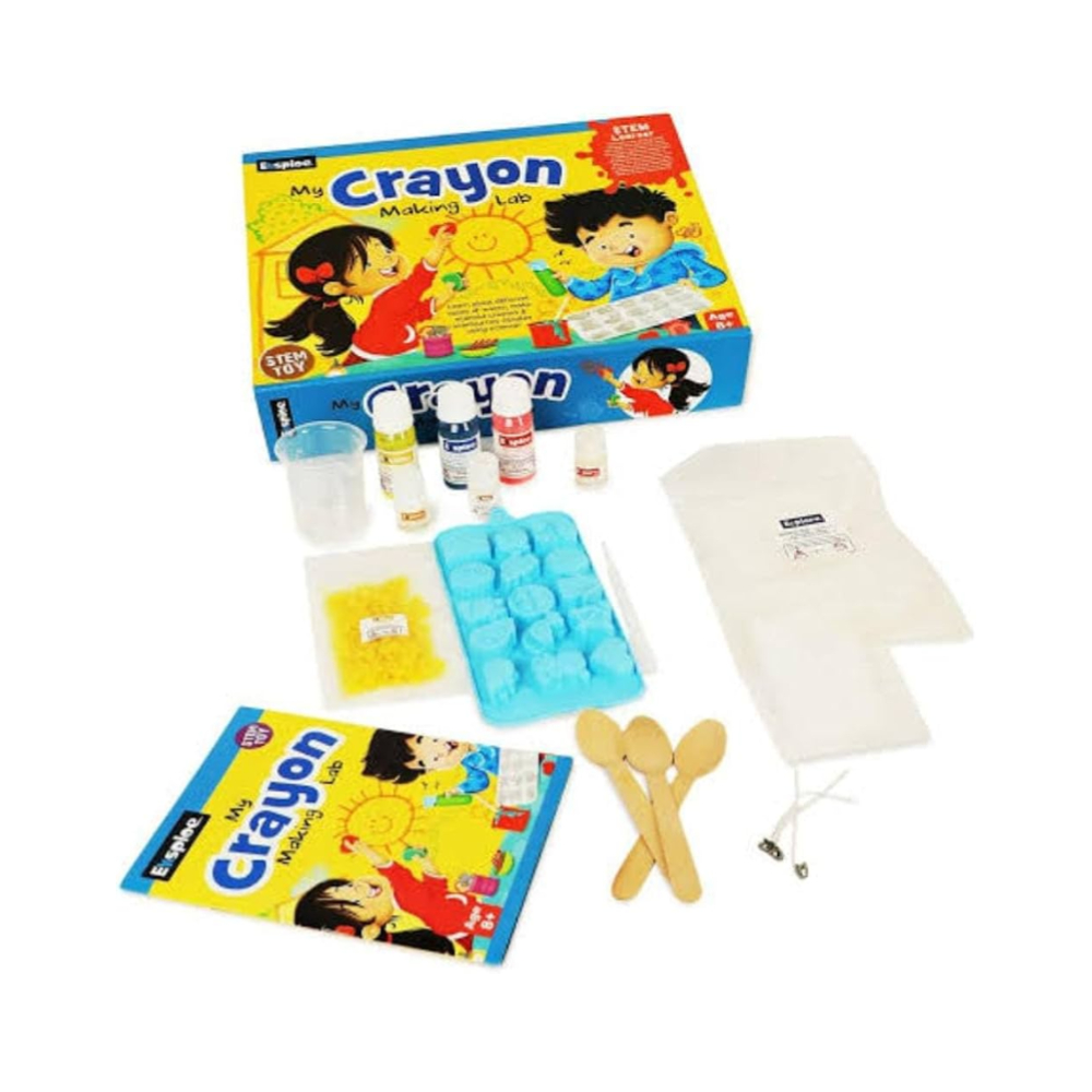 Explore My Crayon Making Lab-6P: Create Custom, Vibrant Crayons with Fun Shapes, Colors, and Scents! Unleash Your Creativity with DIY Crayon Crafting! Explore My Crayon Making Lab-6P: Create Custom, Vibrant Crayons with Fun Shapes, Colors, and Scents! Unleash Your Creativity with DIY Crayon Crafting!