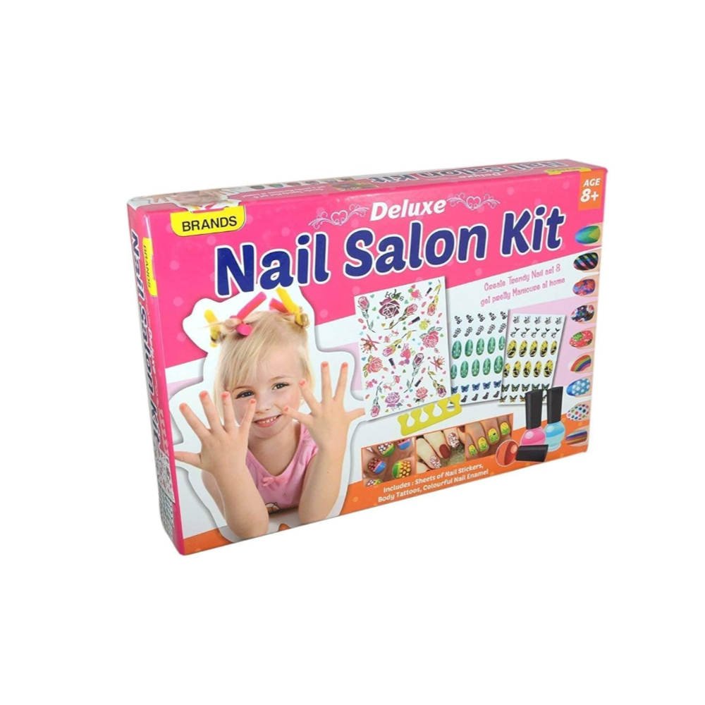 Deluxe Nail Salon Kit: Create Stunning Manicures and Pedicures at Home – Complete DIY Nail Art Set with High-Quality Tools, Vibrant Polishes, Nail Stickers, and Accessories