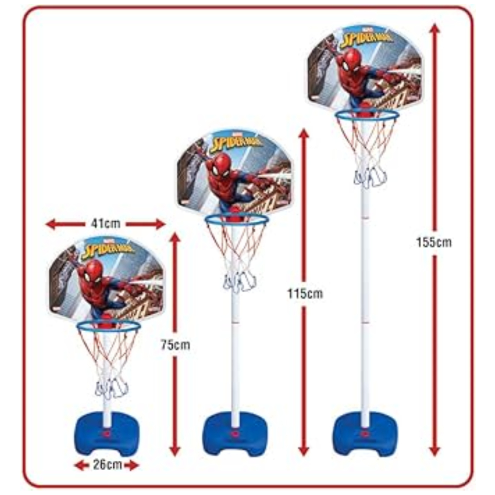 DEDE Basketball Spider-Man Set – 3404 | Fun and Interactive Basketball Game for Kids | Spider-Man-Themed Design Featuring Marvel Superhero