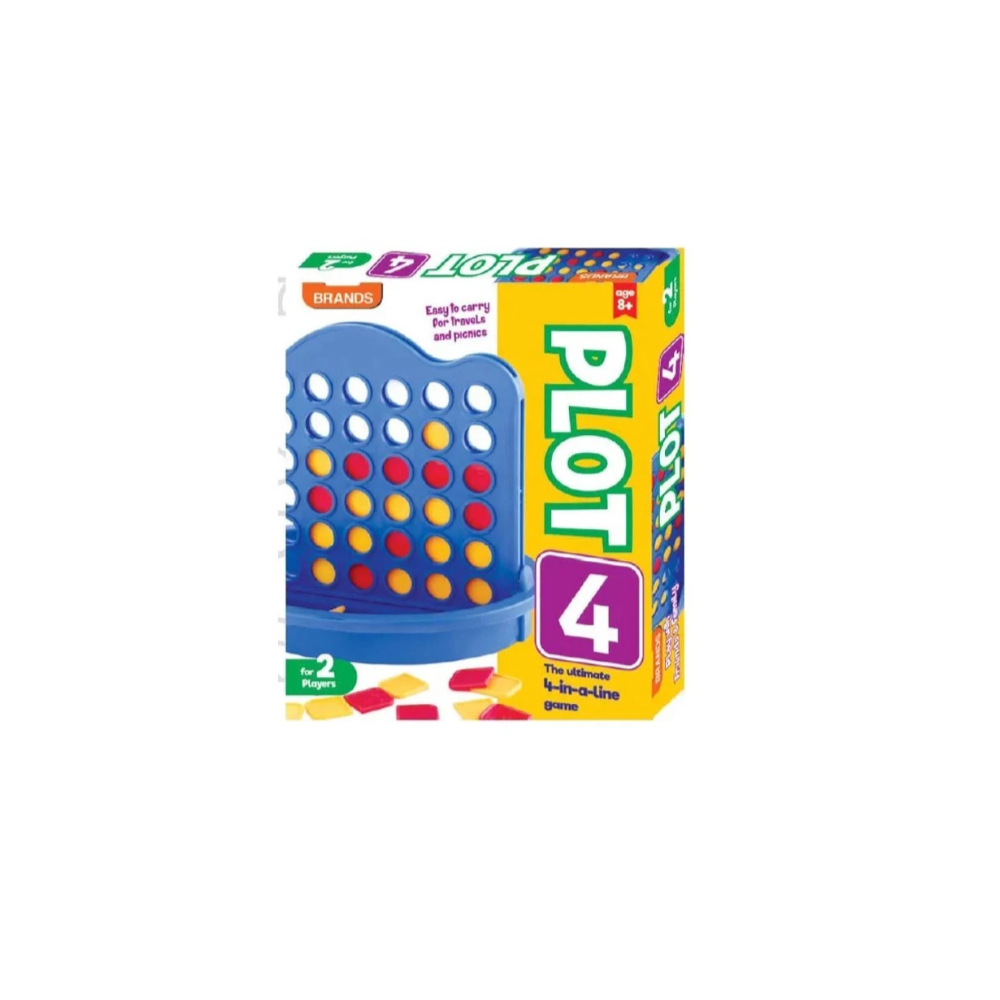 BRANDS Plot 4 - Innovative Strategy Board Game for 2 to 4 Players, Perfect for Family Game Nights and Competitive Play – Engage Your Mind with Tactical Decision Making