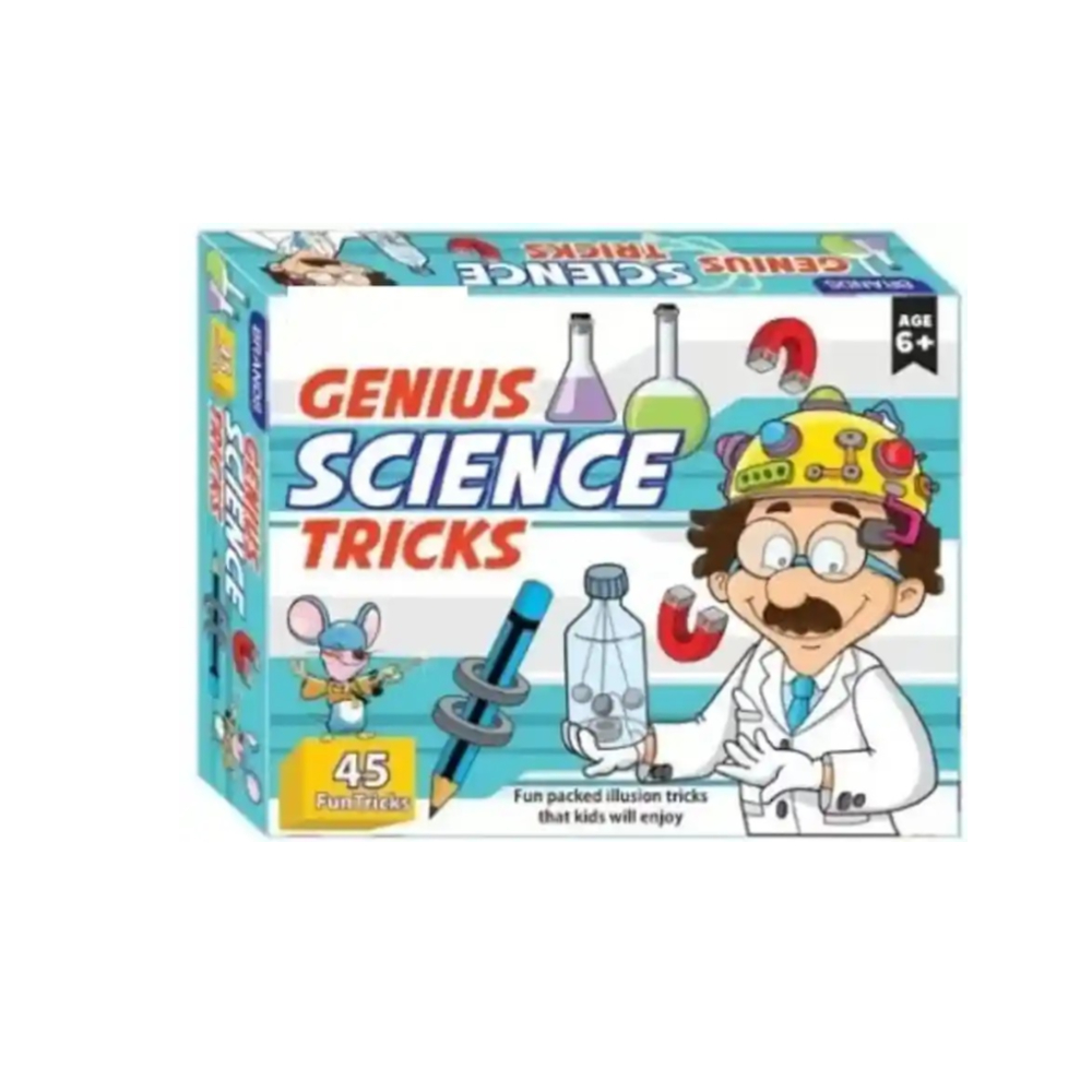 Genius Science Tricks – 50 Fun & Mind-Blowing Experiments for Kids – Learn Physics, Chemistry, Biology & More with Hands-On Activities – Perfect for Creative Minds & Future Scientists