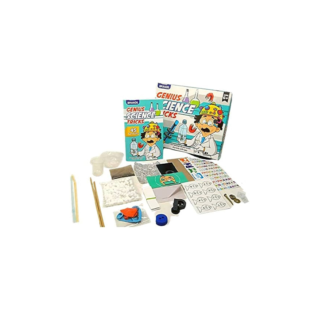 Genius Science Tricks – 50 Fun & Mind-Blowing Experiments for Kids – Learn Physics, Chemistry, Biology & More with Hands-On Activities – Perfect for Creative Minds & Future Scientists