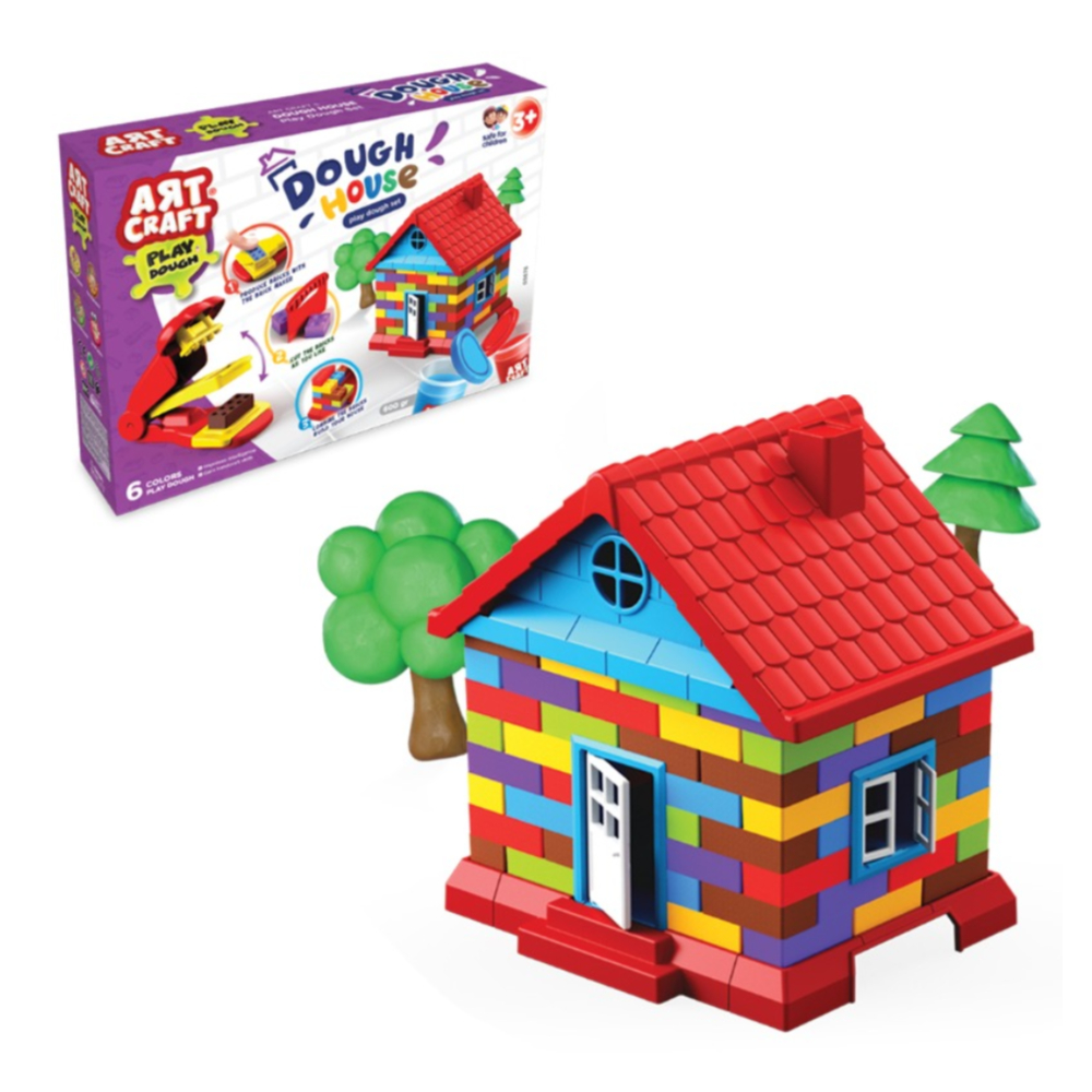 The Art Craft Dough House Modeling Play Dough Set 3676
