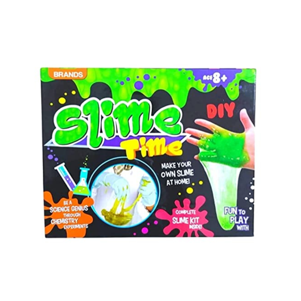 Slime Time – The Ultimate DIY Slime Making Kit for Kids – Create, Customize, and Experiment with Over 10 Fun Slime Recipes