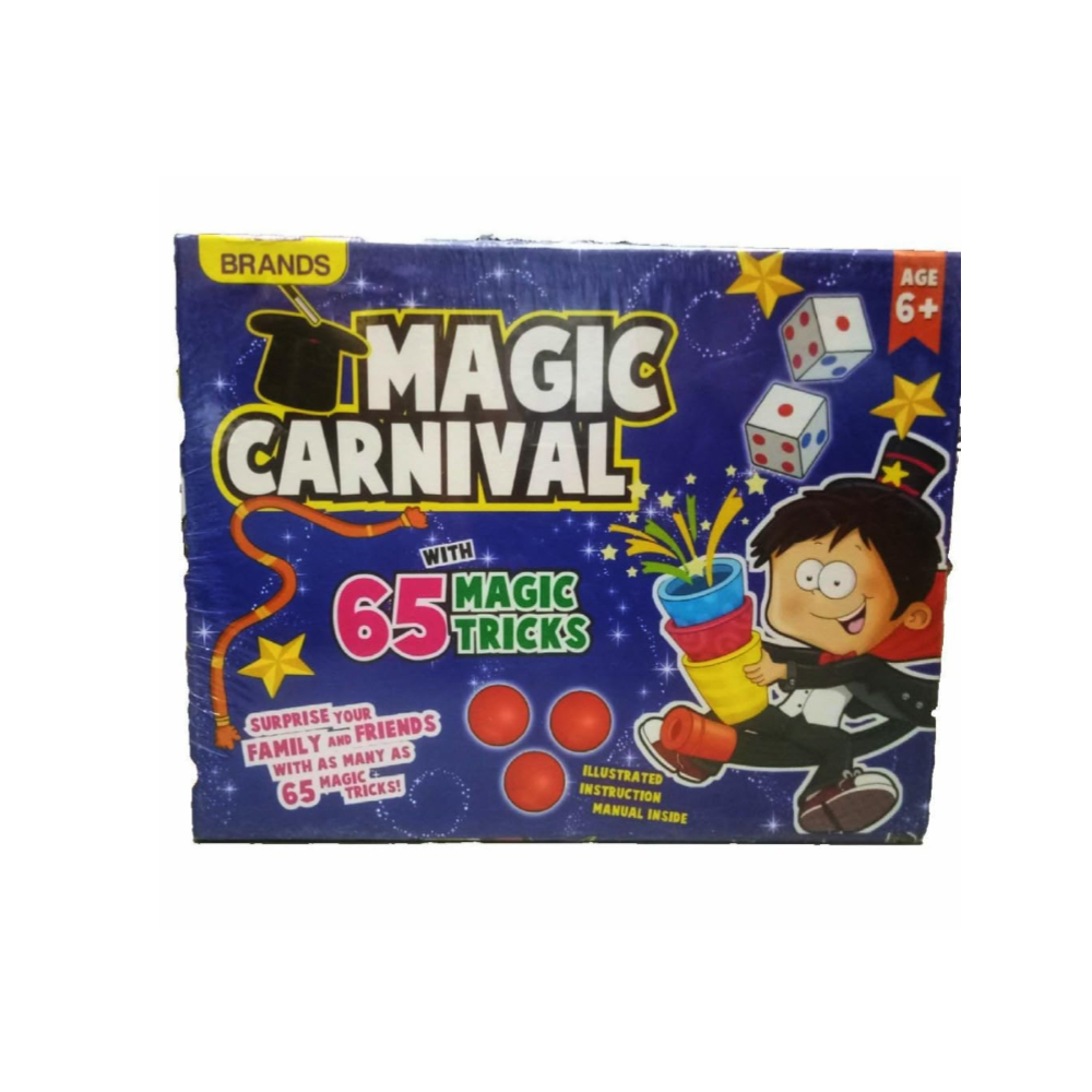 BRAND Magic Carnival – Ultimate DIY Magic Set for Kids – Learn and Perform Over 100 Amazing Magic Tricks – Perfect for Aspiring Magicians