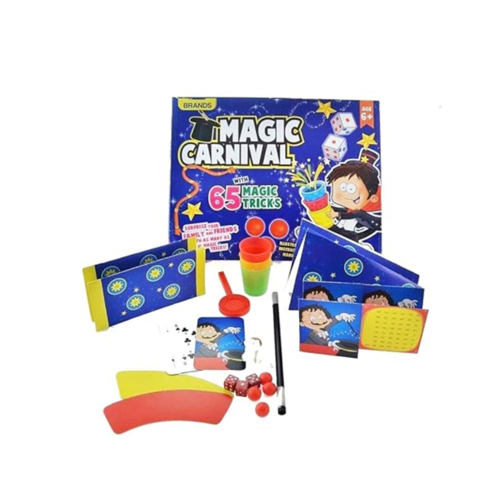 BRAND Magic Carnival – Ultimate DIY Magic Set for Kids – Learn and Perform Over 100 Amazing Magic Tricks – Perfect for Aspiring Magicians BRAND Magic Carnival – Ultimate DIY Magic Set for Kids – Learn and Perform Over 100 Amazing Magic Tricks – Perfect for Aspiring Magicians