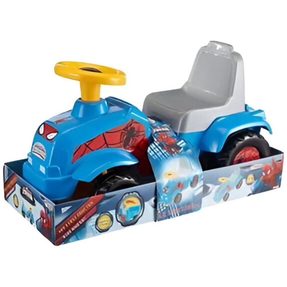 Dede My First Tractor Spiderman 3357 – Ride-On Push Toy for Toddlers with Spiderman Design, Durable Plastic Construction Dede My First Tractor Spiderman 3357 – Ride-On Push Toy for Toddlers with Spiderman Design, Durable Plastic Construction