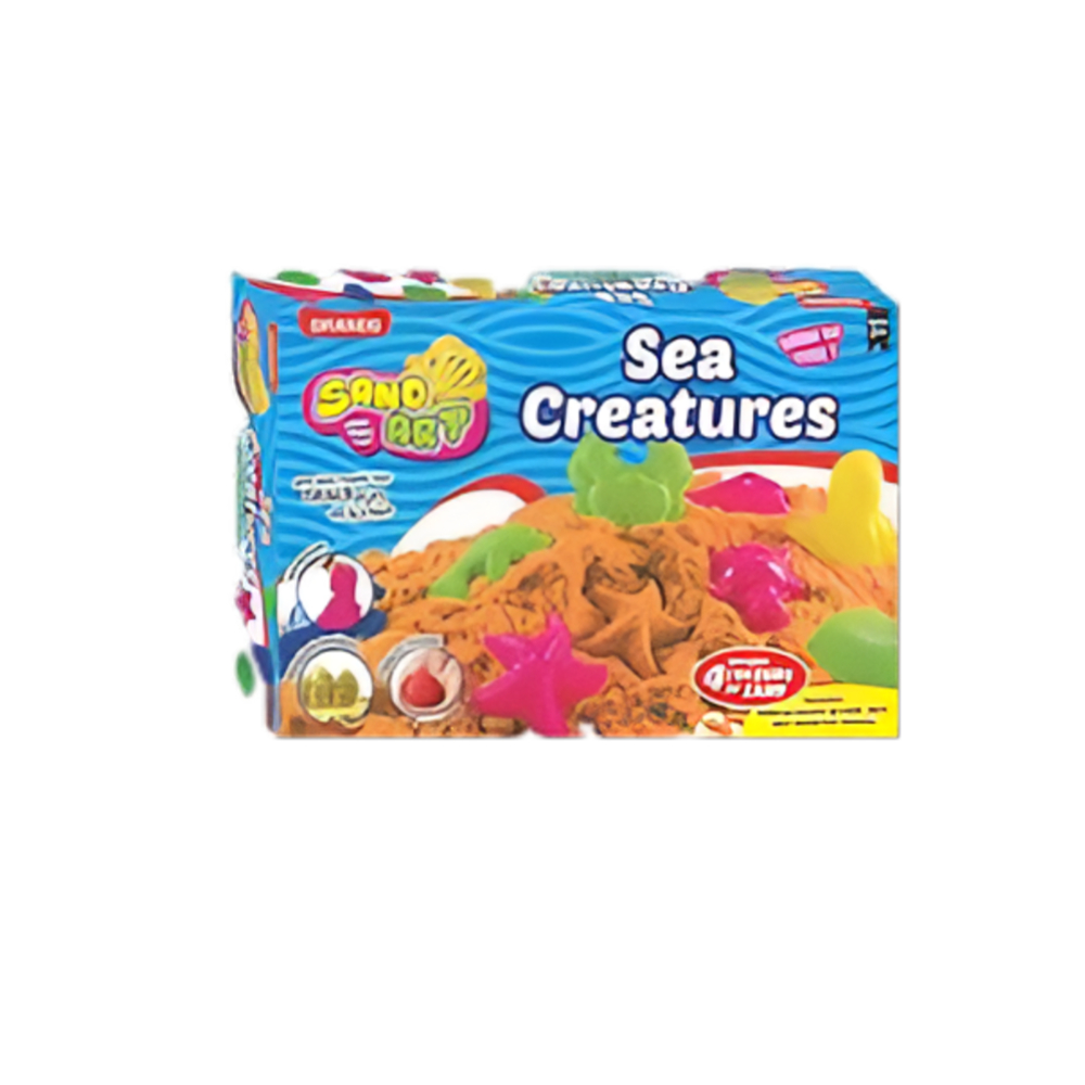 BRANDS Sand Sea Creature – Creative Sand Art Kit for Kids – Build and Mold Your Own Underwater Sea Creatures with Colorful Sand – Perfect for Ages 5 and Up – Ideal for Indoor and Outdoor Play