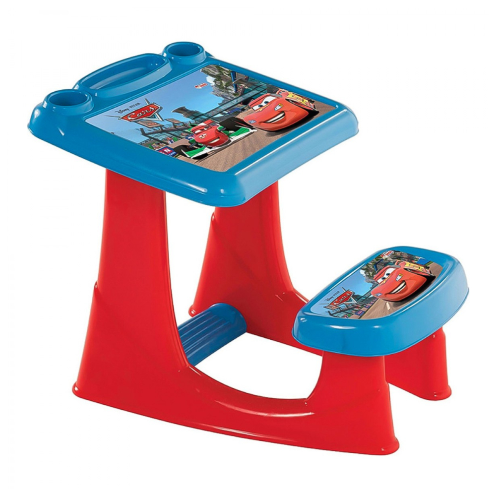 Dede Cars Study Desk 3051 โ Ergonomic Children's Study Desk and Chair Set Featuring Disney Cars Characters โ Ideal for Kids Aged 3 and Upโ Full Descr Dede Cars Study Desk 3051 โ Ergonomic Children's Study Desk and Chair Set Featuring Disney Cars Characters โ Ideal for Kids Aged 3 and Upโ Full Descr