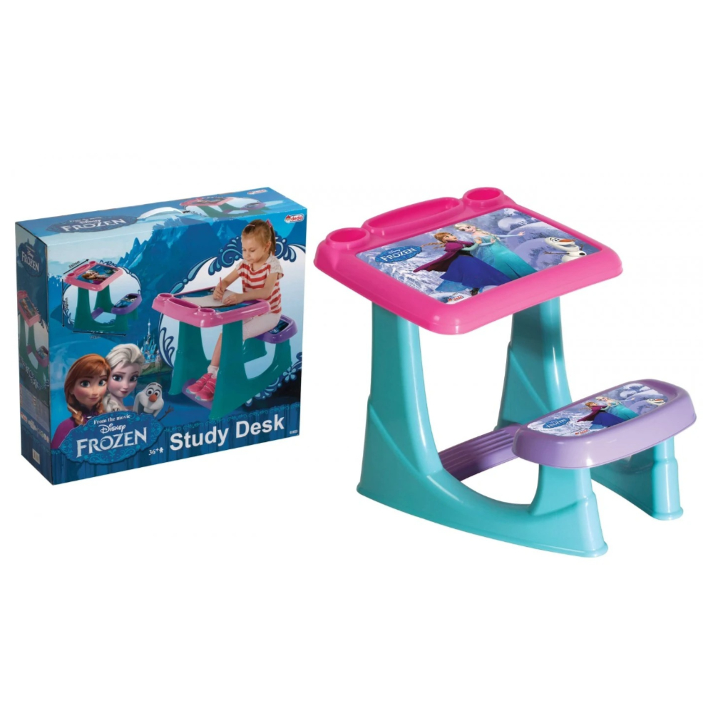 Dede Frozen Study Desk 3053 – Ergonomic Children's Desk and Chair Set Featuring Disney Frozen Characters – Ideal for Kids Aged 3 and Up Dede Frozen Study Desk 3053 – Ergonomic Children's Desk and Chair Set Featuring Disney Frozen Characters – Ideal for Kids Aged 3 and Up