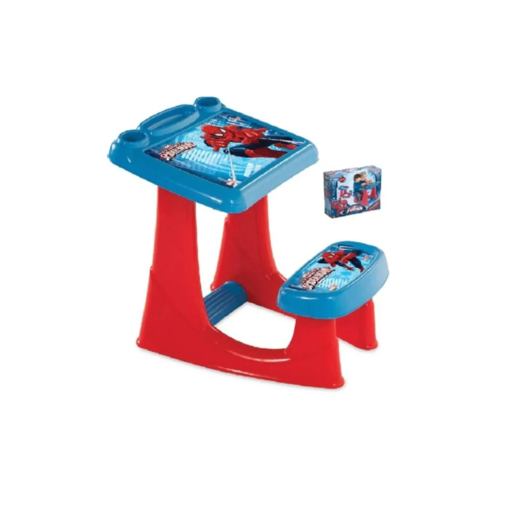 Dede Spider-Man Study Desk 3055 โ Ergonomic Children's Desk and Chair Set Featuring Spider-Man Graphics โ Ideal for Kids Aged 3 and Up Dede Spider-Man Study Desk 3055 โ Ergonomic Children's Desk and Chair Set Featuring Spider-Man Graphics โ Ideal for Kids Aged 3 and Up