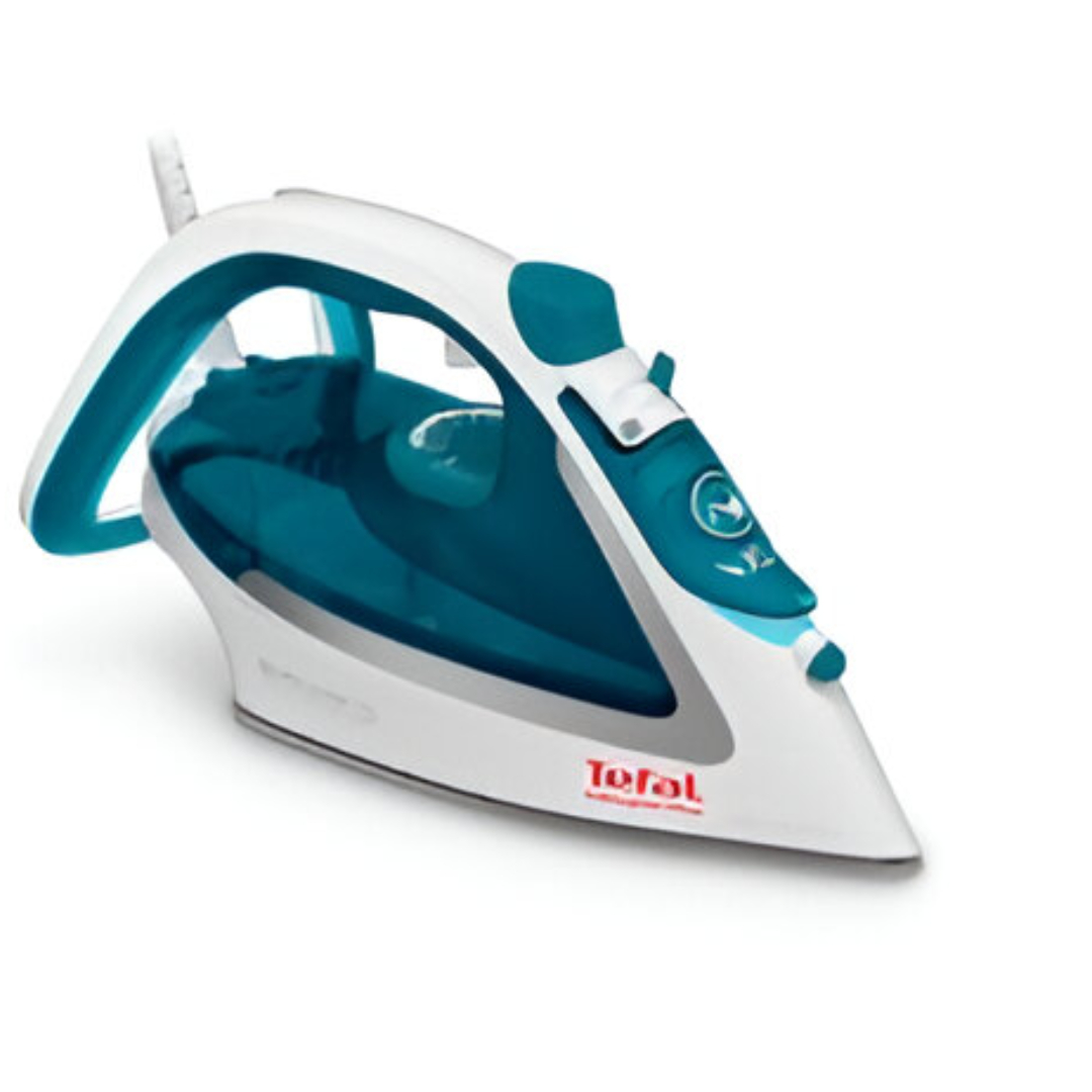 Tefal Easygliss Plus Steam Iron 2500W FV5718 – High Power, Durilium Airglide Soleplate, Continuous Steam Up to 45g/min, Steam Boost Up to 195g/min