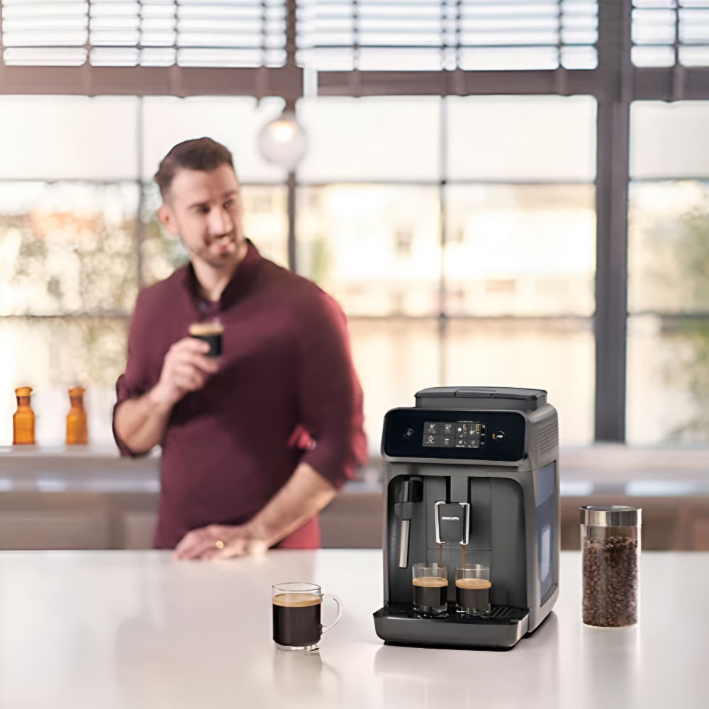 Philips Series 2200 Fully Automatic Espresso Machine EP2224/10 – 1500W Coffee Maker with Touch Screen, Classic Milk Frother, 1.8L Water Tank, 275g Bean Hopper Philips Series 2200 Fully Automatic Espresso Machine EP2224/10 – 1500W Coffee Maker with Touch Screen, Classic Milk Frother, 1.8L Water Tank, 275g Bean Hopper