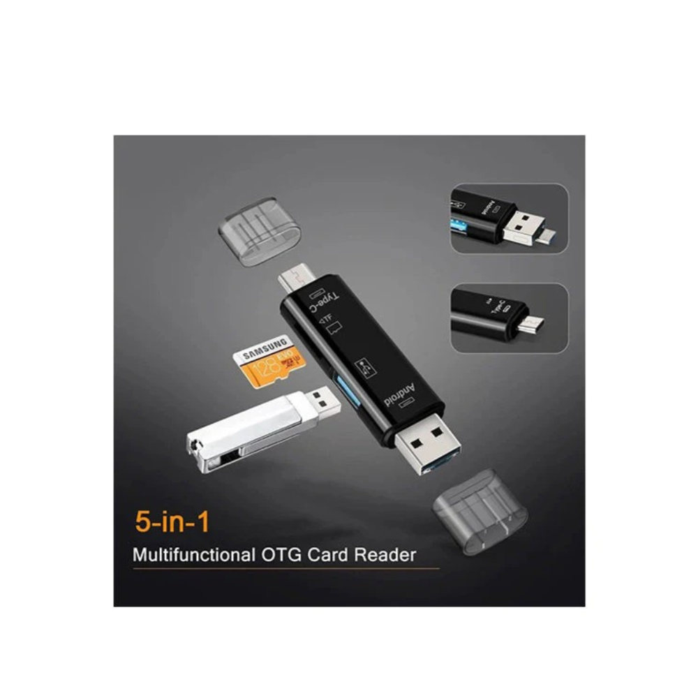 Hay-Tech Card Reader Type-C/ USB/ Micro-USB CR3-D188: Multi-Function 3-in-1 Card Reader for USB, Type-C, and Micro-USB Devices with High-Speed Data Transfer and Broad Compatibility Hay-Tech Card Reader Type-C/ USB/ Micro-USB CR3-D188: Multi-Function 3-in-1 Card Reader for USB, Type-C, and Micro-USB Devices with High-Speed Data Transfer and Broad Compatibility