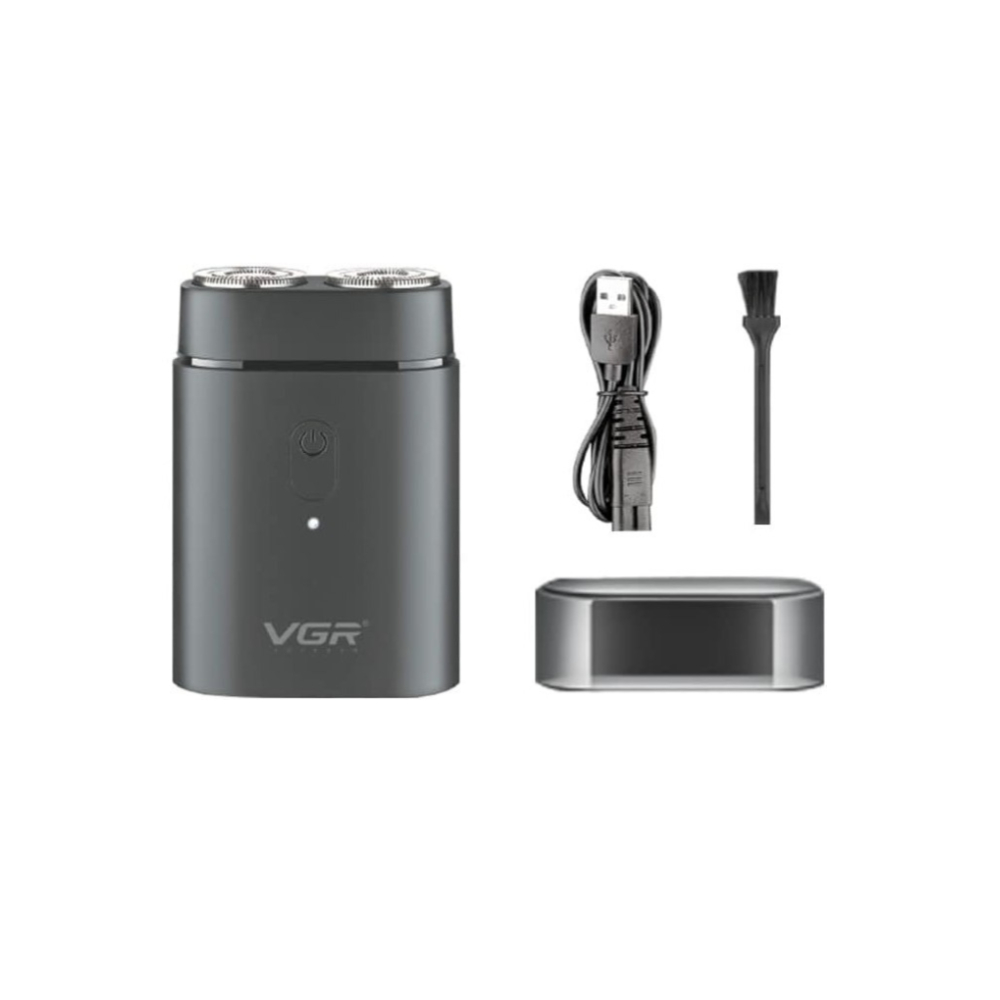 VGR Electric Shaver V-341-Advanced Wet & Dry Rechargeable Shaving Machine for Men with Precision Blades, Ergonomic Design, and Long Battery Life for a Smooth and Comfortable Shave