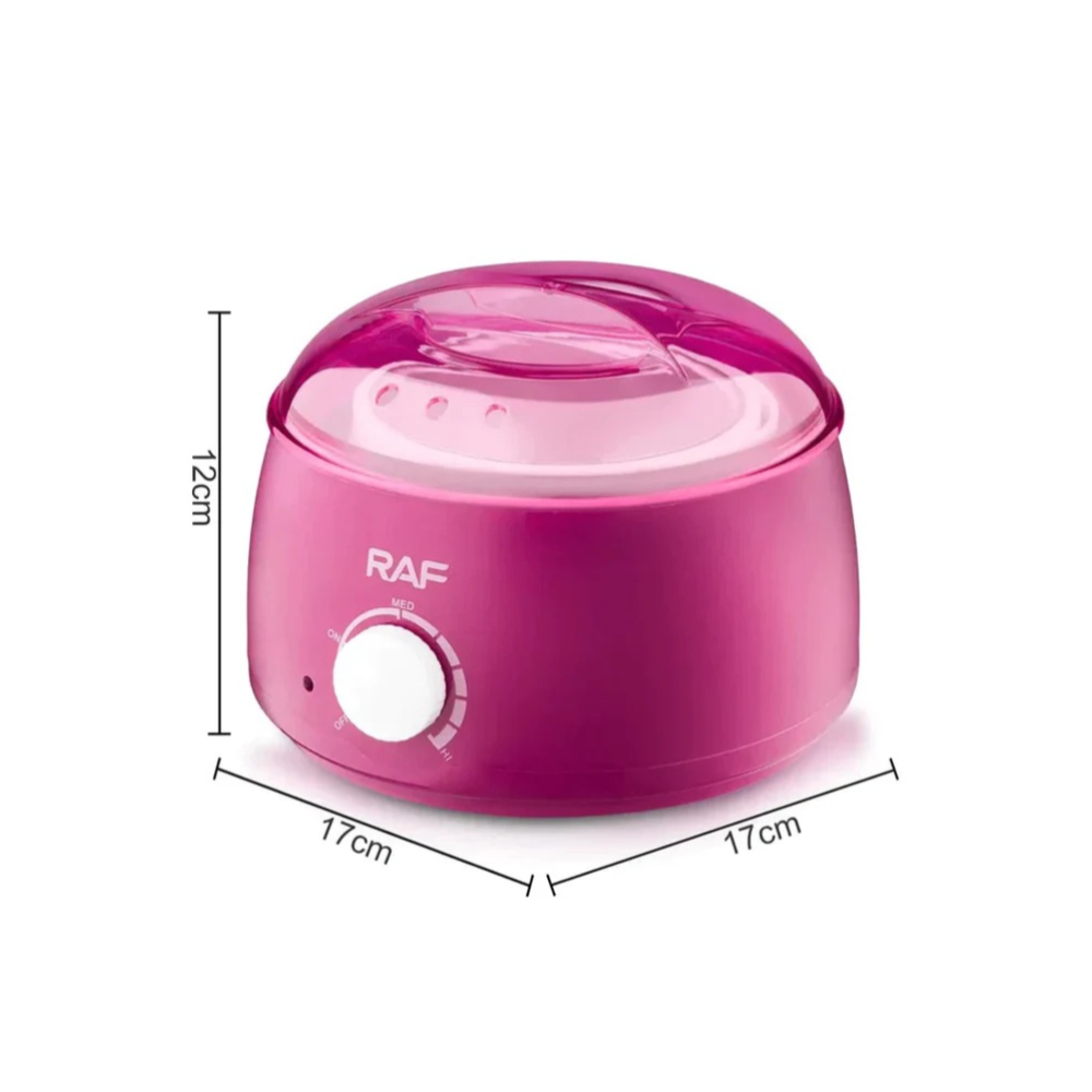 RAF Wax Heater R-438: Professional Waxing Warmer for Smooth and Efficient Hair Removal with Adjustable Temperature and Quick Heating, Ideal for Home and Salon Use