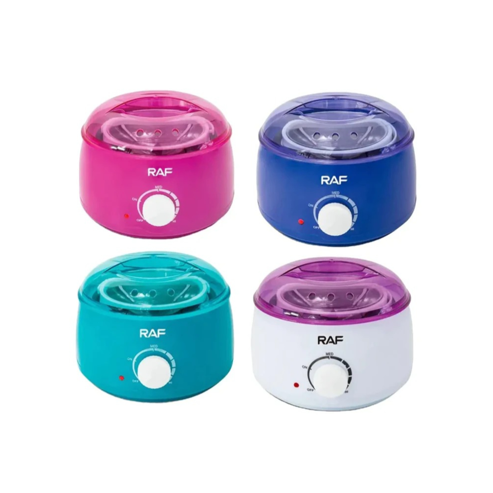 RAF Wax Heater R-438: Professional Waxing Warmer for Smooth and Efficient Hair Removal with Adjustable Temperature and Quick Heating, Ideal for Home and Salon Use
