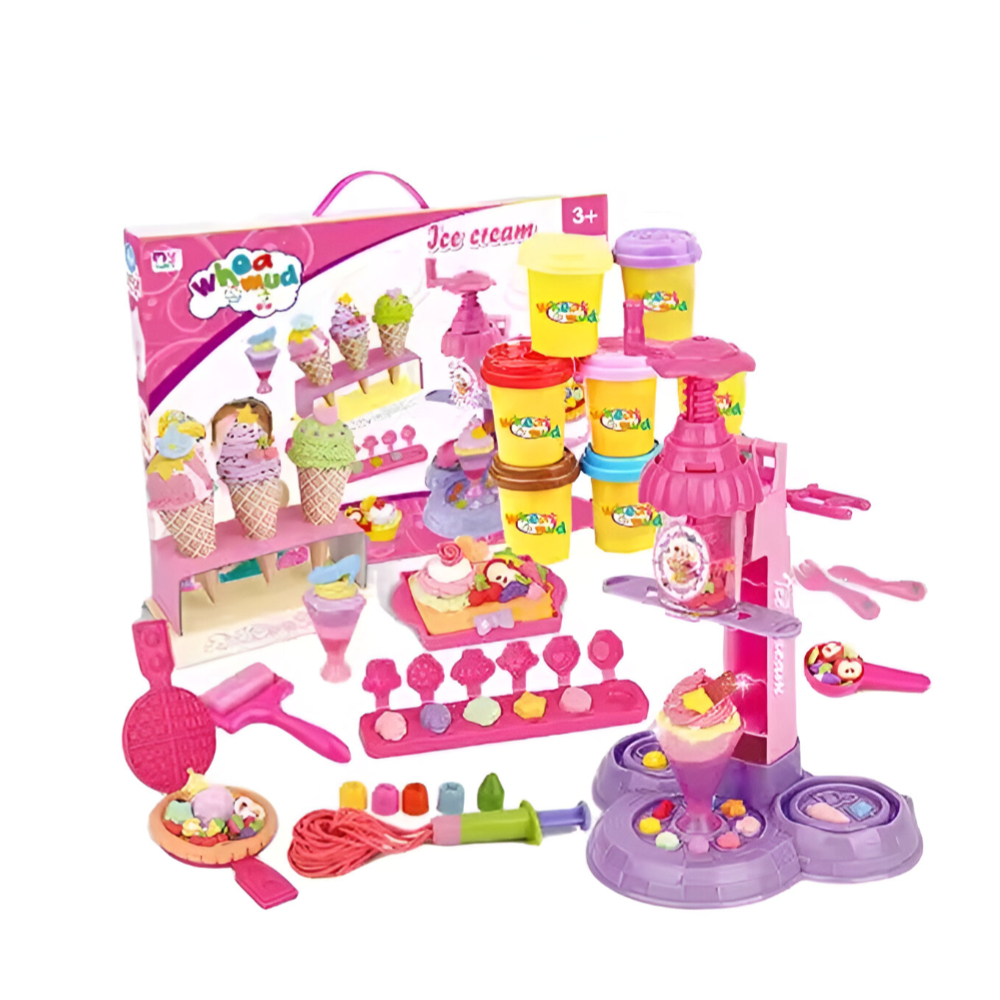 Creative Kids' Dough Set 666-29 – All-in-One Play Dough Kit with Molds, Tools, and Accessories for Imaginative Play – Non-Toxic, Safe, and Educational Modeling Clay Set for Children Aged 3+