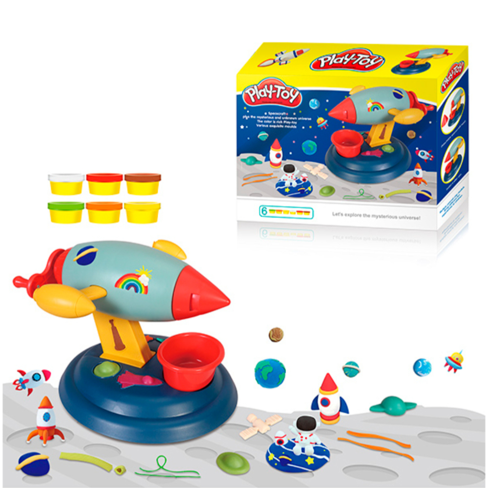 SM8064 Super Dough Sweet Treats Dessert Maker Playset for Kids – DIY Cake, Candy & Ice Cream Modeling Clay Set with Colorful Dough, Molds